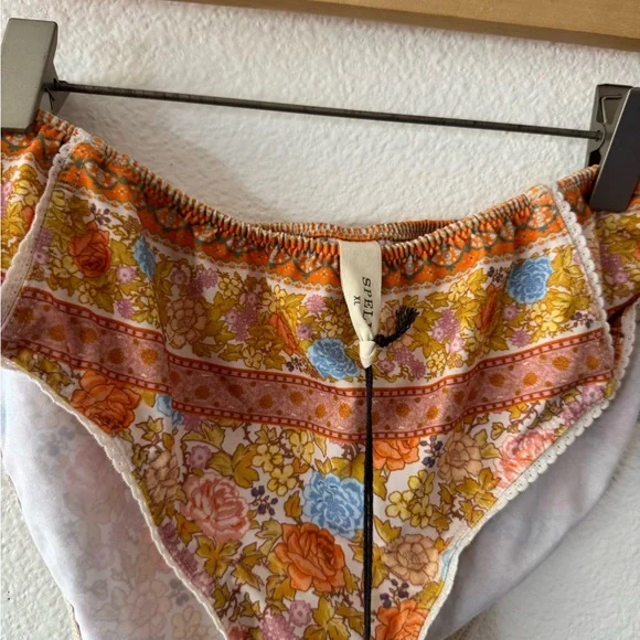 Spell Orange and Blue Floral bloomers - Picture 2 of 6